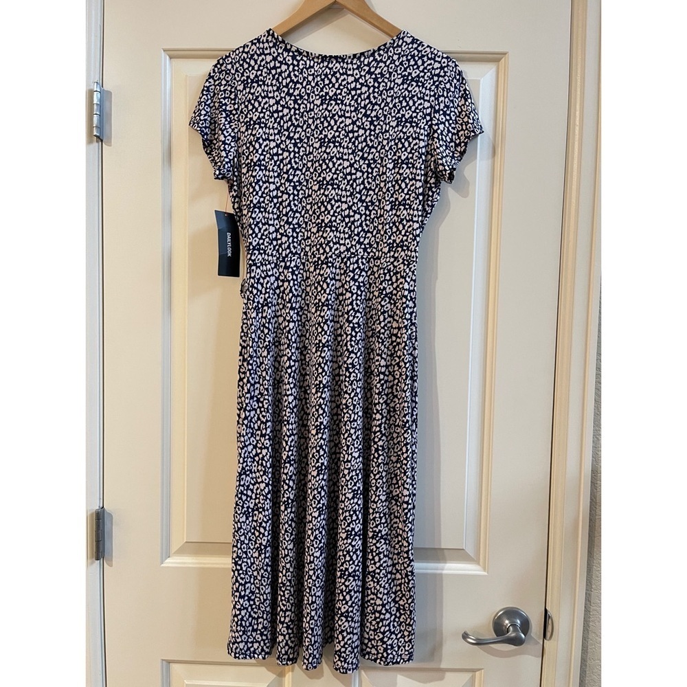 GILLI leopard print faux wrap dress NWT - Picture 6 of 8